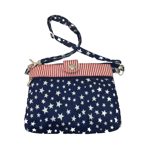 Stars & Stripes Handbags - Stars & Striped Crossbody Bag Red White Blue America Holidays Shoulder Purse
